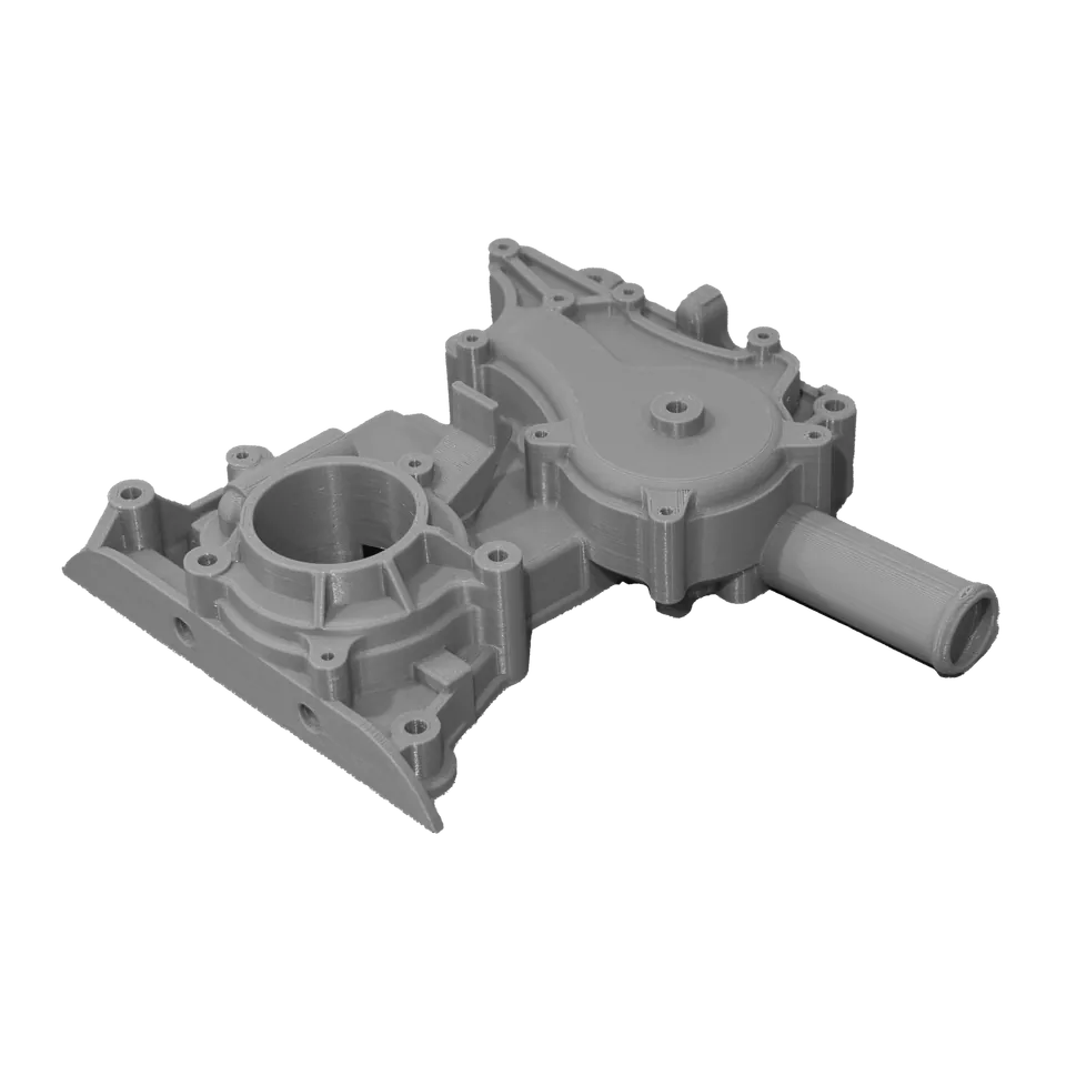 Pump housing prototype — FDM 3D printing